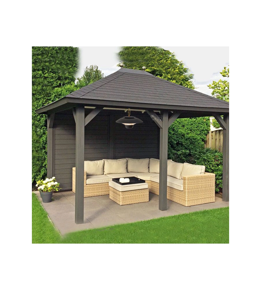 RISCALDATORE INFRAROSSI A SOSPENSIONE RUBY MODELLO PATIO RGT-1500 AP